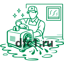 Сушка и уборка после потопа в Подольске